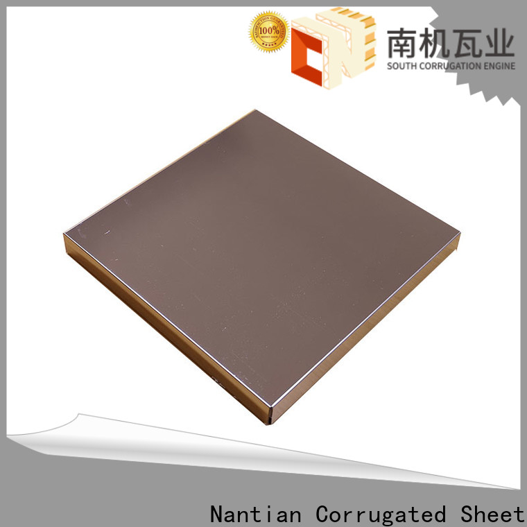 Professional corrugated aluminium cladding supply for roof