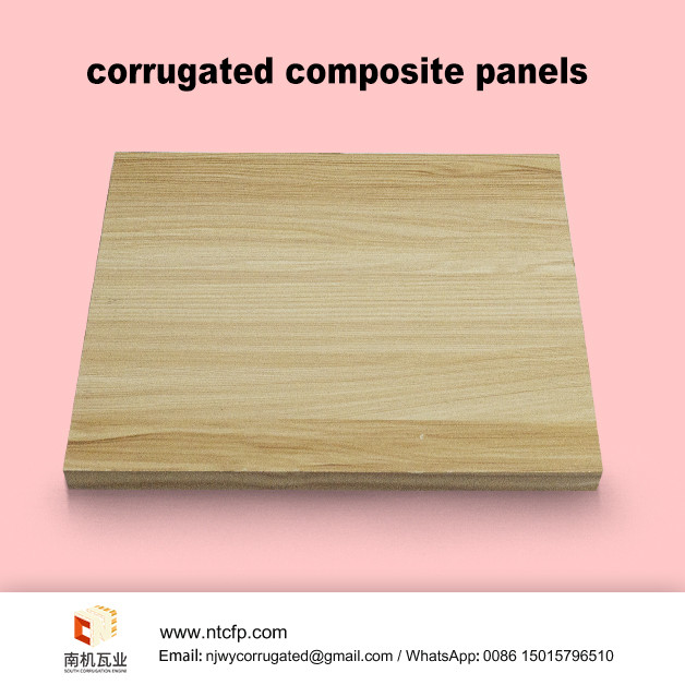 High quality wood corrugated Sandwich Panels