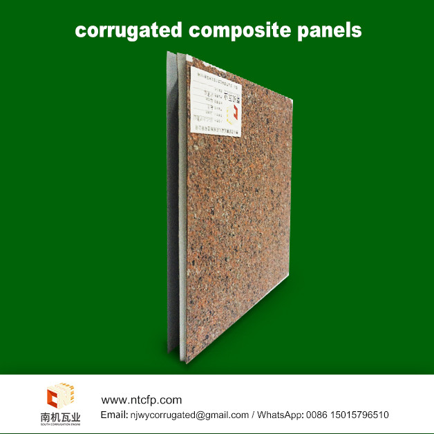 aluminum corrugated composite panel for furniture