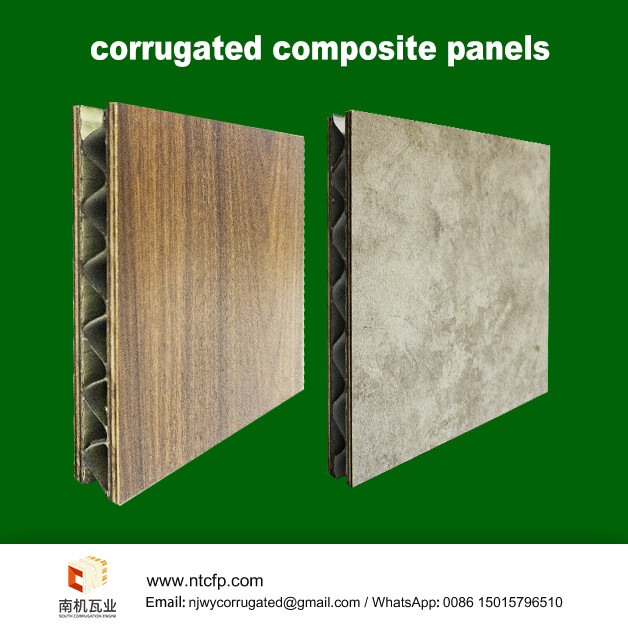 aluminum corrugated composite panel